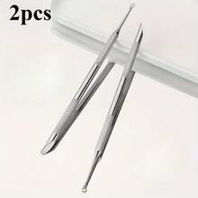 1/2 Pre-Ground Nail File, Double-Ended Steel Pusher, Russian Double-Ended Hoof-Shaped Steel Pusher, Angled Side Nail Trimming Tool For Dead Corners, Nail Polishing Sandpaper, Suitable For Toenails And Foot Cleaning - Multicolor - View 8