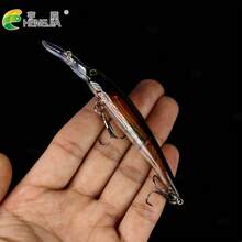 HENGJIA Deep Diving Minnow Lure 12.5cm 11g Slow Sinking Hard Bait Long Distance Casting Fishing Lure Set Suitable For Trout, Pike, Sea Bass Freshwater And Saltwater - Multicolor - View 14