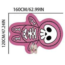 1pc Halloween Skeleton Alien Doll Area Rug, Living Room Carpet, Carpet, Area Rug, Large Rug, Floor Mat, Halloween Large Rug - Multicolor - View 18