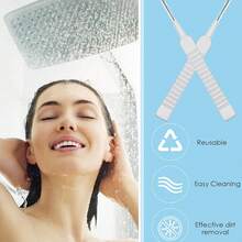 Conjunto de 10 piezas de cepillo de limpieza para cabeza de ducha con abertura de 2.56 pulgadas - Blanco - Ver 5