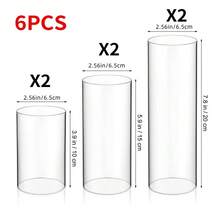 Candle Holders, Glass Vases, Transparent Hydroponic Glassware, Wedding Decorations - RMC0614-a - View 12