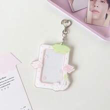 1 PC Pixel Style Angel Card Holder, 3-Inch Storage And Protection Case, Idol Idol Idol Card Display Pendant Set, First Day Of School - Multicolor - View 15