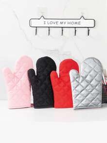 1/2pcs Heat Resistant Oven Mitts, Heat-Resistant Gloves With Hanging Loop, Kitchen Accessories Suitable For Microwave, Baking, Kitchen And Home Use - View 7