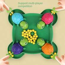 1 Set Permainan Kura-Kura Lapar, Bola Meletus Makan Cepat, Mainan Papan Edukasi Interaktif Orang Tua-Anak, Perlengkapan Sekolah, Perlengkapan Pesta, Hadiah untuk Anak Laki-Laki - MultiWarna - View 4
