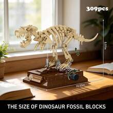 6pcs Skeleton Dinosaur Toys, Creative Mechanical Design With Rotatable Joints For Dinosaur Movement, Fun Stress Relief Assembly Toys With Bone Texture And Scary Atmosphere, Suitable As Christmas, Easter, Birthday Gifts For Boyfriend, Desktop Decor For Men - Skeletal Dinosaur - View 16