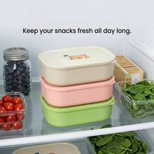 950ml Portable Plastic Lunch Box With Detachable 3 Compartment, Microwave Divided Bento Box, Fruit Salad Food Storage Container, Refrigerator Fresh-Keeping Box, Microwave Lunch Container For Student Adult Use In School, Office, Picnic, Back To School - Multicolor - View 10