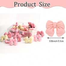 10/20pcs Bowknot Push Pins, Colorful Decorative Thumbtacks For Photo Wall, Map, Office, Home Decor, Desk Accessories, Holiday Party Wall Decoration (Random Mix) - Multicolor - View 5