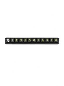 Car Temporary Parking Phone Number Plate Car Number Plate Parking Car Interior Sticker Move Car Phone Number Parking Plate - A - View 11