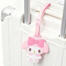 可愛 Hello Kitty 行李標籤 動漫 Sanrio Melody 行李吊牌 行李箱 ID 地址牌 便攜登機行李牌 - 多色的 - 查看 1