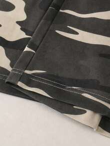 Girls' Denim Jeans Casual Street Style Sweet & Cool Camouflage Straight Leg Wide Leg Pants Daily Outfit - Multicolor - View 7