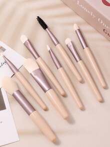 High Quality 8pcs Portable Makeup Brush Set, Soft Bristle Brushes For Concealer Powder Eyeshadow, Cosmetic Tools,Brush Set,Makeup Brush Kit,Make Up Brush Set,Make Up Set Complete,Makeup Brush Set,Complete Makeup Kit,Brush Kit,Brushes Makeup Set,Makeup Gift Set,Set,Giveaways,Professional Makeup Brushes,Complete Makeup Set - Multicolor - View 17