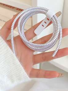 SANRIO Hello Kitty DIY 數據線充電器保護套 數據線收納標記防盜 - 高品質，適用於 iPhone 17 16 15 14 13 12 11 手機 20W 充電適配器，買家需手動 DIY 黏貼配件 - 黑色KT - 查看 4
