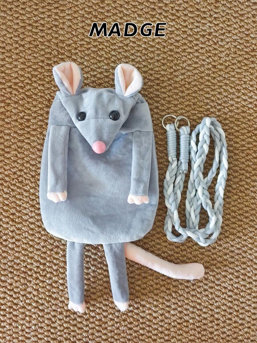 Creative Mouse Shaped Crossbody Bag Women's Shoulder Bag Phone Bag Personalized Coin Purse Tissue Lipstick Storage Bag