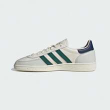 Adidas Originals Leather HANDBALL SPEZIA Versatile Comfortable Low-Top Flat Sole Unisex White Green - White Green - View 5
