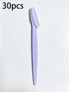 5/15/30pcs Purple Eyebrow Grooming Kit, Eyebrow Razor, Long Handle Eyebrow Trimmer, Eyebrow Care Tools, Eyebrow Shaping Tools, Exfoliating And Dead Skin Removal Tools, Razor, Precise Eyebrow Trimmer, Facial And Neck Shaving Blades, Eyebrow Tools, Household Essentials, Gift For Women, Mother's Day Gift, Grandmother Gift - Purple - View 10