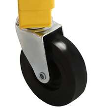 YUNRUX Taburete con ruedas ajustable Silla de taller ajustable para taller mecánico - A - Ver 4