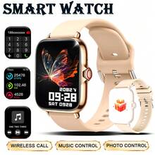 QAGSFLC Smart Watch, 1.83-Inch High-Definition Touch Screen, Soft Silicone Strap, Call/Message Notifications, Pedometer, Calorie, Fitness Tracking, Multiple Sports Modes, Multi-Function Smart Watch, Unisex, Compatible With IPhone And Android Phones, Perfect For Gym Daily Use And Christmas Birthday Gifts - View 12