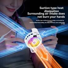 Adsorption Phone Cooler K58 PRO 24W High Power Semiconductor Phone Cooler, With Magnetic Clip, Powerful Cooling, AI Intelligent Temperature Control, RGB Lighting, Suitable For Mobile Gaming - Multicolor - View 7