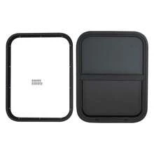 YUNRUX Husbilsfönster, vertikalt skjutbart husbilsfönster, B 450 mm x H 600 mm husbilsfönster - A - Visa 1