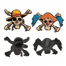 1件 Netflix 官方授權 One Piece 路飛角色可愛派對帽 動漫拋光琺瑯別針 金屬徽章 背包牛仔夾克裝飾 節日禮物 - 彩色 - 查看 4