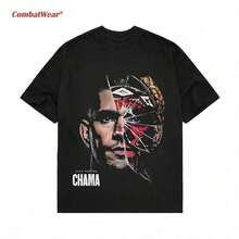 Nueva Llegada, FriendlyCombatWear 2026 Alex Pereira Camiseta Deportiva Talla Grande, Camiseta de Entrenamiento MMA, Ultra Cotton 100% Algodón, Regalo para Él - Negro - Ver 7