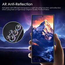 Camera Lens Protector For Samsung A56/A26/A36/S26 Ultra/S25/S23/A35/A55, Diamond Inlaid Lens Film, Shiny Lens Decoration, 3D Coverage Effective Scratch Resistance, Fashionable Matching - Diamond - View 6