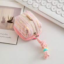 1 Cute Portable Change Bag, Wireless Bluetooth Headset Storage Bag, Data Cable Storage Protective Case, Headset Bag. - Multicolor - View 13