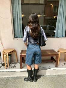 Women Tops - Blue - View 6