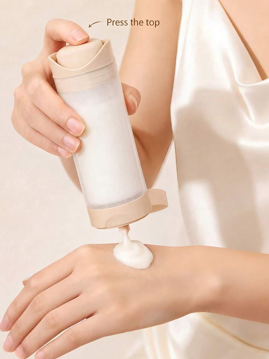 Botol Dispenser Perjalanan Isi Ulang, Wadah Cairan Portabel Anti Bocor untuk Sampo, Losion, Tabir Surya, dan Alas Bedak, Perlengkapan Perjalanan Penting