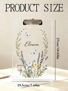 1pc Custom Acrylic Writing Board, Can Print Color Photos, Images, Logos, And Text; Suitable For Students And Teachers, Ideal For Home Education And School Supplies, And Also Makes A Great Gift For Teachers And Back-To-School Season. - Multicolor - View 2
