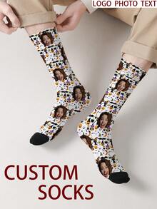 1 Pasang Kaos Kaki dengan Pola Wajah Kustom, Kaos Kaki Foto Kustom, Kaos Kaki Cetak Personalisasi, Kaos Kaki Wajah Lucu, Kaos Kaki Pola Kustom, Cetak Pola Wajah Apa Pun di Kaos Kaki, Hadiah Ulang Tahun Pernikahan, Hadiah Hari Valentine, Hadiah Ulang Tahun Unik, Koleksi Personalisasi - MultiWarna - View 11