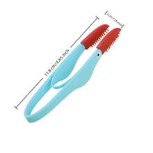 1pc Cleaning Tweezers + Fine-Tooth Comb: Pet Tear Stain And Eye Cleaning Tool - Soft Bristle Brush, Tweezers And Grooming Comb, Suitable For Cats And Dogs - View 4