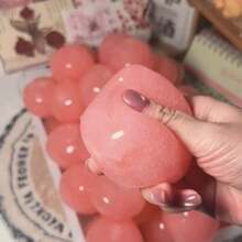 Peach Ice Cream Squishy Toy, Shapeable, Crystal Clear Jelly Texture, Adult Stress Relief - 彩色 - 查看 2