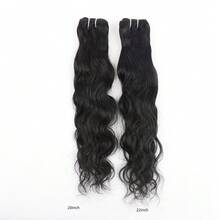 2PCS Natural Wave Bundles Human Hair Natural Hair Extensions Human Hair Weave Bundles Natural Color Can Be Dyed - Natural Black - View 6
