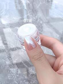 月光效果美甲鏡面粉 (0.5g瓶裝)，極光閃爍功能，適用於美甲裝飾 - 彩色 - 查看 2