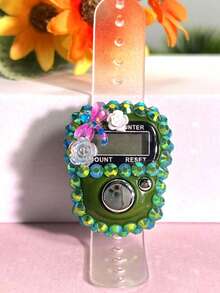 Custom New Electronic Prayer Bead Ring Counter, Multiple Colors Available, Widely Applicable For Daily Prayer, Business Activities, Knitting Counting, Entertainment Games, Golf And More - Multicolor - View 15