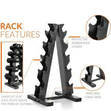 Dumbbell Rack Weight Storage Rack - Multicolor - View 5