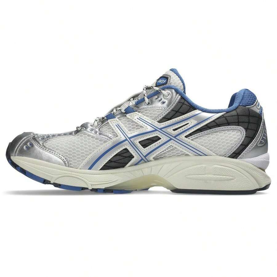 ASICS GEL-NIMBUS 10.1 Retro bequeme Low-Top Sport-Freizeitschuhe für Männer und Frauen - Weiß/Silber - Übersicht 1