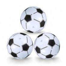 1/3PCS Thickened Inflatable Beach Soccer Ball, Party Gathering Water Interactive Game Prop, Explosion-Proof And Leak-Proof PVC Material, Pool Water Play Fun Toy, Beach Camping Decoration Ornament, Wear-Resistant And Tear-Resistant Easy Storage Water Soccer - A - View 7