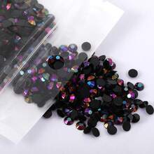 ICIQ Multi-Color Non-Heat-Set Resin Jelly Crystal Rhinestones, Flat Back Crystal Rhinestones, Suitable For Decorating Clothing, Hats, Shoes And Other Daily Items - 4mm 2000pcs - View 18