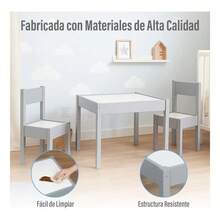 Kids Tables & Chairs - White - View 7