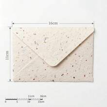 1/5/10入 手工白色花卉紙信封 尺寸 4.33"X6.3" (11*16cm) - 適用於婚禮邀請函、賀卡、通知單與節日手工藝 - 不含麻繩 - C - 查看 6