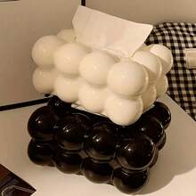 1pc Large Luxury Home Desktop Tissue Box For Living Room, Spring Cloud Design - Multicolor - View 10