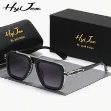 HyJex Unisex Quiet Luxury Full Frame Fashion Glasses Exceptional Quality Rectangular Frame Fashion Glasses - Multicolor - View 5