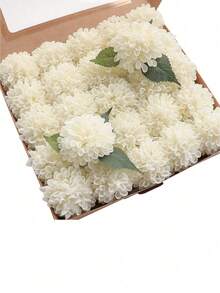 2pcs/Set - Wedding Arch Floral Decor, Artificial White Wedding Flowers, Perfect For Wedding Welcome Sign Decoration And Ceremony Reception Area Arch Arrangement. Artificial Arch Bouquet Suitable For Wedding Welcome Sign, Wedding Ceremony And Reception Occasions - White - View 1