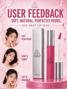 3CE HAZY LIP CLAY#TYPEGIRL 4g，絲滑不拔乾，顯色可疊加，黃皮白皮都適配 - #TYPEGIRL - 查看 9