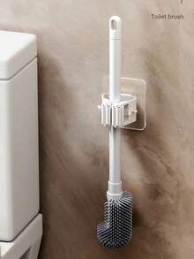 Multi-Size Drill-Free Mop Holder, Non-Slip Clip Securely Holds Cleaning Tools. For Walls, Tiles, Glass Installation, Suitable For Damp Kitchen And Bathroom Environments, Space-Saving And Neat - Multicolor - View 11