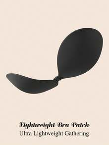 1 Stück unsichtbarer Klebe-BH für Damen, trägerloser Klebe-BH mit Frontverschluss, nahtloser Lift-BH, wiederverwendbar, in Nude und Schwarz erhältlich - Mehrfarbig - Übersicht 5