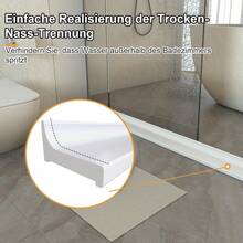 3M PVC Flexible Wall Corner Trim Self Adhesive Quadrant Beading Strip - C - View 3