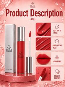 3CE HAZY LIP CLAY#WHIP RED 4g，絲滑不拔乾，顯色可疊加，黃皮白皮都適配 - #WHIP RED - 查看 8